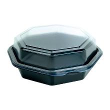 Bak octaview 400ml zwart/transparant 160x160x60mm ps Artikel foto