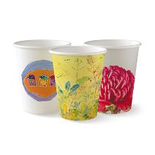Koffiebeker biopak art series 240ml karton/pla Artikel foto