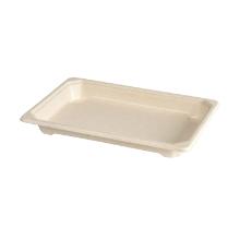 Bak tray sushi 335ml bruin 248x184x128mm suikerriet bagasse Artikel foto