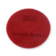 3M Scotch-Brite vloer pad 17inch-43cm polyester rood Artikel foto
