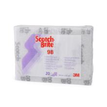 3M Scotch-Brite schuurpad 158x224mm dun wit delicaat 98 Artikel foto
