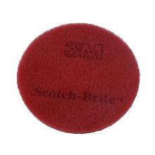 3M vloer pad 14inch-35cm polyester rood Artikel foto