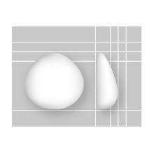 Borstimplantaat m-moderate height, 2-moderate proj, 305 ml Artikel foto