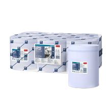 Tork poetsrol M2 1 laags 194mm x320m blauw advanced centerfeed Artikel foto
