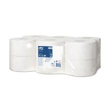 Tork toiletpapier mini jumbo 2 laags wit 94x200mm 170m/rol 850vel T2 advanced Artikel foto