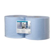 Tork poetsrol W2 2 laags 235x340mm x170m blauw premium Artikel foto