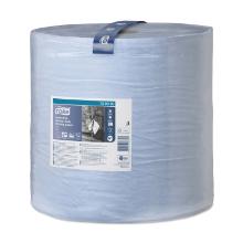 Tork poetsrol W1 3 laags 369x340mm x255m blauw premium Artikel foto