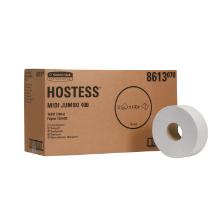 Hostess toiletpapier 1 laags tissue jumborol maxi 90x400mm 400m/rol 1000vel Artikel foto