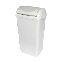 Primesource Afvalbak kunstof met swing deksel 23ltr wit Artikel foto