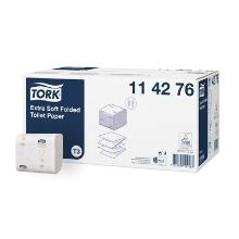 Toiletpapier 2 laags tissue 190x110mm gevouwen bulkpack T3 premium Tork Artikel foto