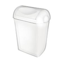 Primesource Afvalbak kunstof met swing deksel 43ltr wit Artikel foto