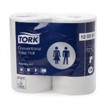 Tork toiletpapier 2 laags tissue 99x125mm 61.6m/rol 493vel T4 advanced Artikel foto