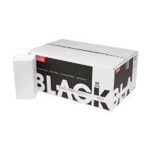 Handdoek z/z vouw wit 2 laags 250x230mm bio Black Satino Artikel foto