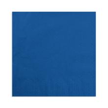 Servet donkerblauw 2 laags tissue 33x33cm Artikel foto