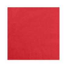 Servet rood 2 laags tissue 33x33cm Artikel foto