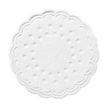 Duni druppelvanger 8 laags tissue diameter 75mm wit Artikel foto