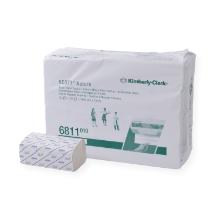 Hostess natura handdoek z/z vouw 2 laags wit 250x230mm Artikel foto