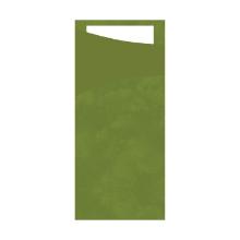 Sacchetto leaf green inclusief servet wit Artikel foto