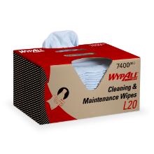Wypall L20 poetsdoek 2 laags blauw 42x33cm 200vel Artikel foto
