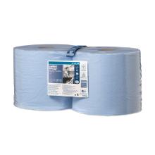 Tork poetsrol W2 2 laags 235x340mm x255m blauw premium Artikel foto