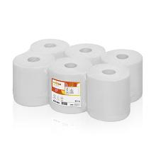 Handdoekrol 1 laags wit 200x350mm 300m 857vel Smart Satino Artikel foto