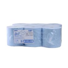 Scott handdoekrol 1 laags blauw 200mm x304m Artikel foto