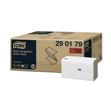 Tork handdoek z/z vouw groen 2 laags H3 250x230mm advanced Artikel foto