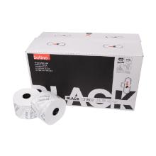 Toiletpapier 2 laags tissue m/dop 98x140mm 100m/rol 712vel Black Satino Artikel foto