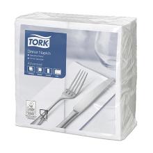 Tork servet dinner 8 vouw wit 2 laags tissue 39x39cm Artikel foto