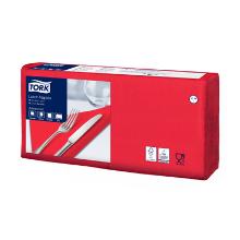 Tork servet lunch rood 2 laags tissue 33x33cm Artikel foto
