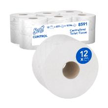 Scott control toiletpapier 2 laags tissue centerfeed 106x245mm 205m/rol 833vel Artikel foto