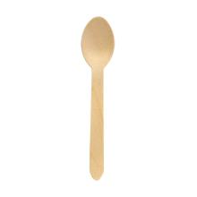 Lepel biopak klein 160mm gewaxt hout Artikel foto