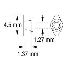 Olympus duravent ventilatiebuis silicone 1,27mm blauw Artikel foto