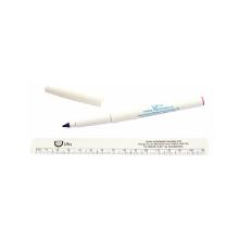 Vivomed marking huidschrijfpen surgical 1mm met liniaal violet Artikel foto