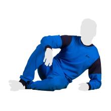 Hansop tricot met rugrits en binnenbeenrits maat L blauw 251 Artikel foto
