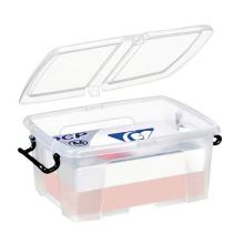 Cep strata opbergbox 12ltr 295x405x183mm met deksel transparant Artikel foto