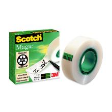 Scotch 3M magic tape onzichtbaar plakband 19mmx33m Artikel foto