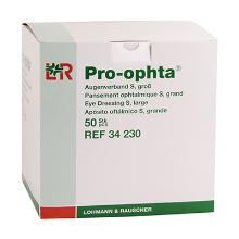 LR Pro ophta S oogverband met kijkvenster 11,4x7,8cm Artikel foto