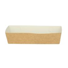 Verive bak snack kroket 120x40x30mm karton bruin/wit Artikel foto