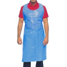 Schort 70x120cm ldpe blauw dispenserzak Hopen Artikel foto