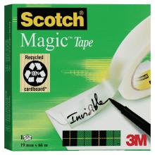 Scotch magic tape onzichtbaar plakband 19mmx66m Artikel foto