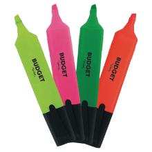 Lyreco tekstmarker markeerstift beitelpunt 1-5mm assorti 4 kleuren Artikel foto
