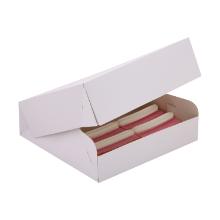 Doos gebak karton 250x250x80mm wit Artikel foto