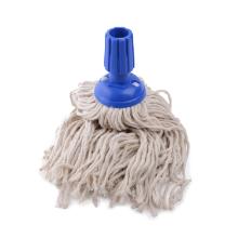 Spaanse mop mini katoen 200gr blauw past op stelen met schroefdraad Artikel foto