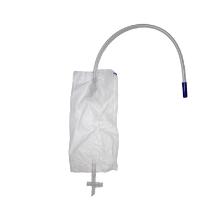 Curion curibag urinebeenzak eendaags slang 45cm 750ml met kruiskraan Artikel foto