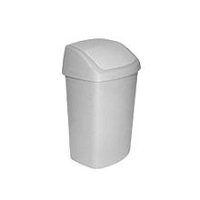 Afvalbak met swing deksel luna antraciet 10ltr Curver Artikel foto