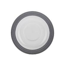 Schotel xl 5169 150mm wit dekor grijze rand Seltmann Artikel foto