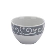 Condimentenbowl xl 370ml dekor grijze krul porselein Seltmann Artikel foto
