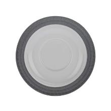 Schotel soepkom xl 162mm dekor grijze rand porselein Seltmann Artikel foto
