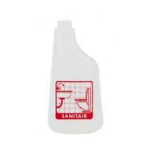 Sproeiflacon transparant 600ml sanitair rood Artikel foto